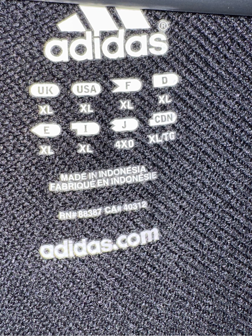Adidas Men’s Climalite 1/4 Zip Pullover Sweatshirt Black Grey XL (Athleisure) - Picture 2 of 4